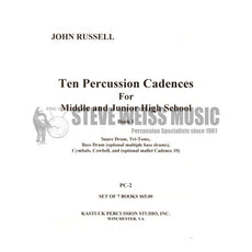 Russell-Ten Percussion Cadences (7S)-P/Opt. mallets