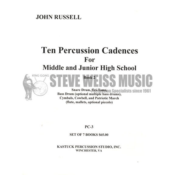 Russell-Ten Percussion Cadences Bk. 2