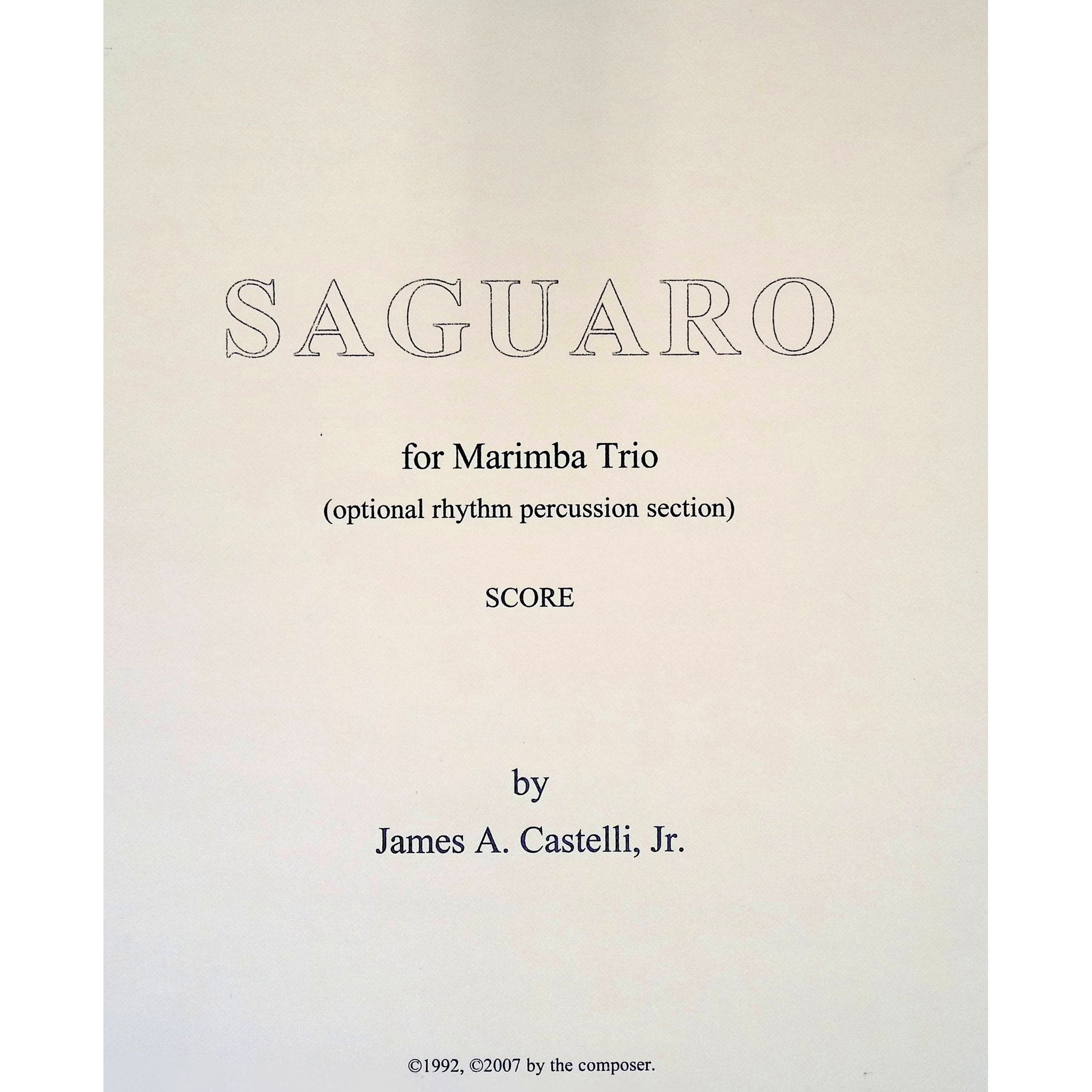 Saguaro by James Castelli