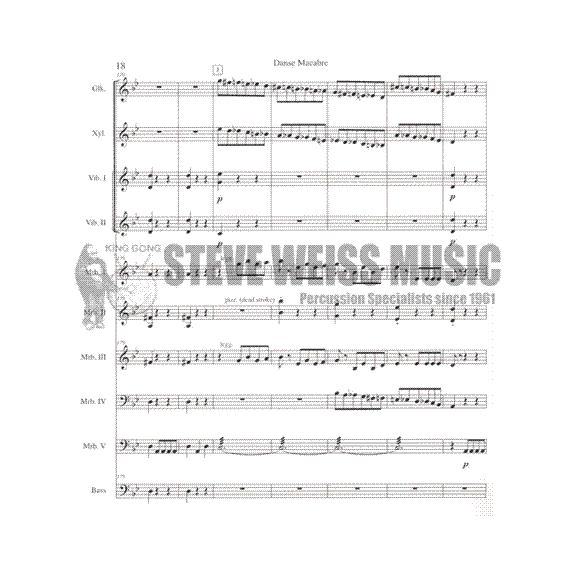 Saint-Saens-Danse Macabre arr Williams (SP)-B/2V/5M/CB