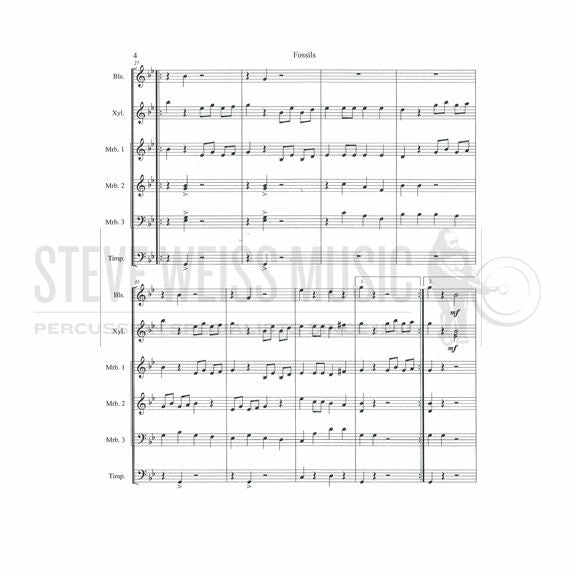 Saint-Saens-Fossils arr. Lamb (SP)-B/X/3M/3T