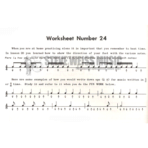Salvo-Fun Workbook for Drums