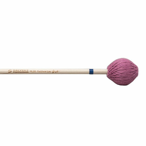 Salyers Percussion Matthew Lau Multi-Tonal Vibraphone/Marimba Hybrid Mallets - Birch, Medium to Medium Hard