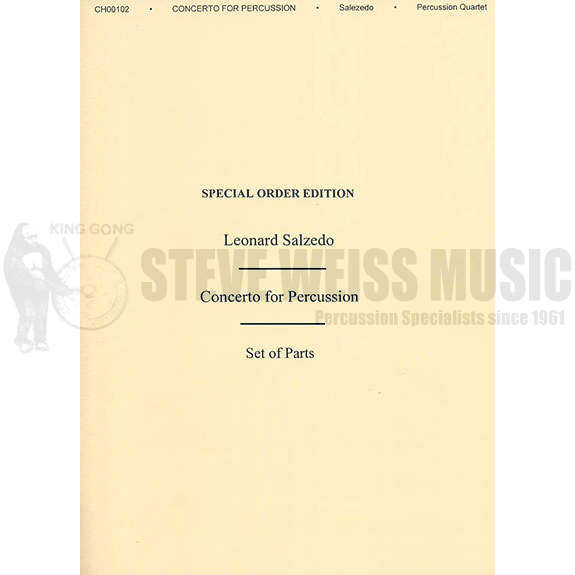 Salzedo-Concerto for Percussion Op. 74(SP)-B/V/X/M/4T/P