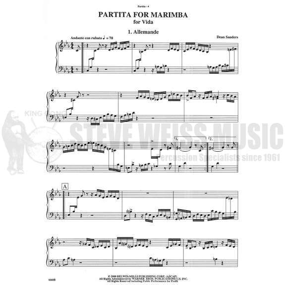Sanders, Dean-Partita for Marimba-M