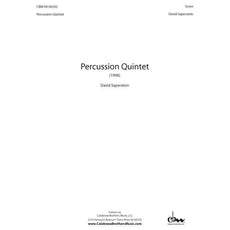 Saperstein-Percussion Quintet (5S)-B/V/C/X/M/4T/P