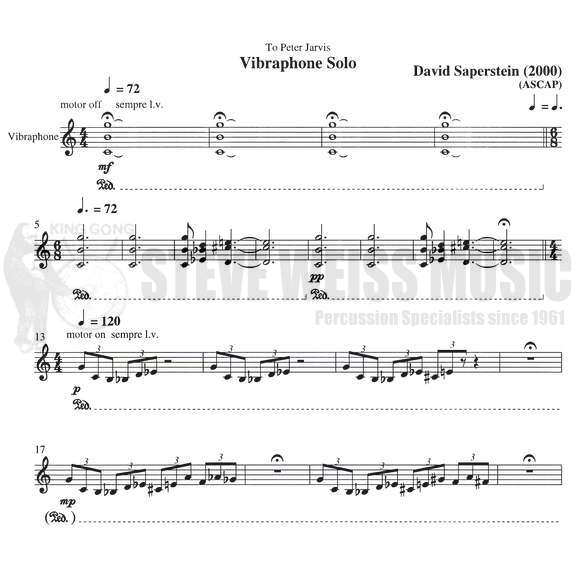 Saperstein-Vibraphone Solo-V