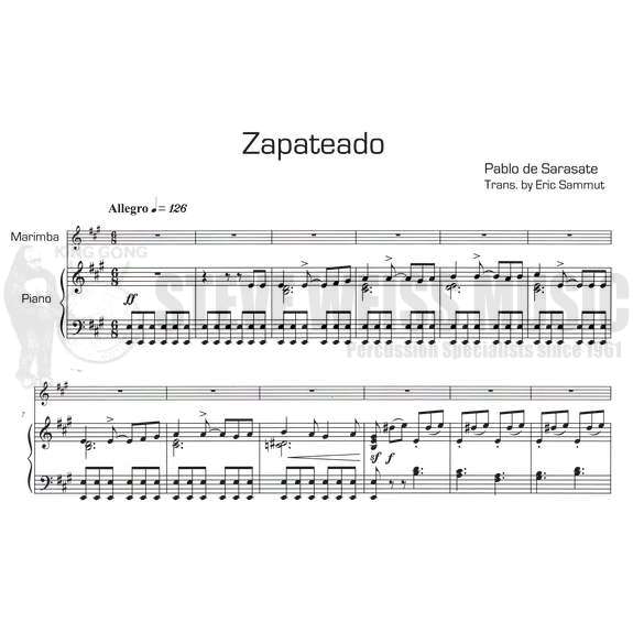 Sarasate-Zapateado arr. Sammut (SP)-M/PN