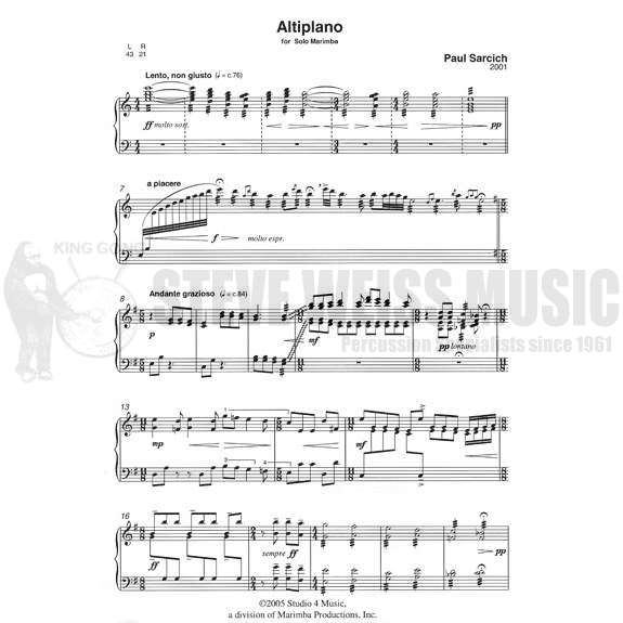 Sarcich-Marimba Etudes-M