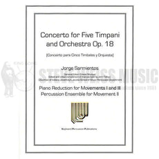 Sarmientos-Concerto for Five Timpani and Orchestra (Piano  reduction w/perc. ens.) (SP)-5T/P/PN