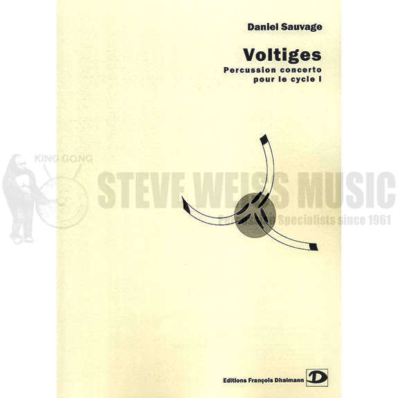 Sauvage-Voltiges (percussion and piano or vibes and marimba)(SP)