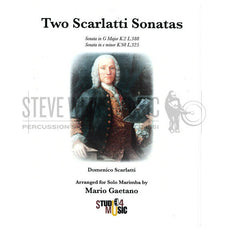 Scarlatti-Two Scarlatti Sonatas Arranged Gaetano-M