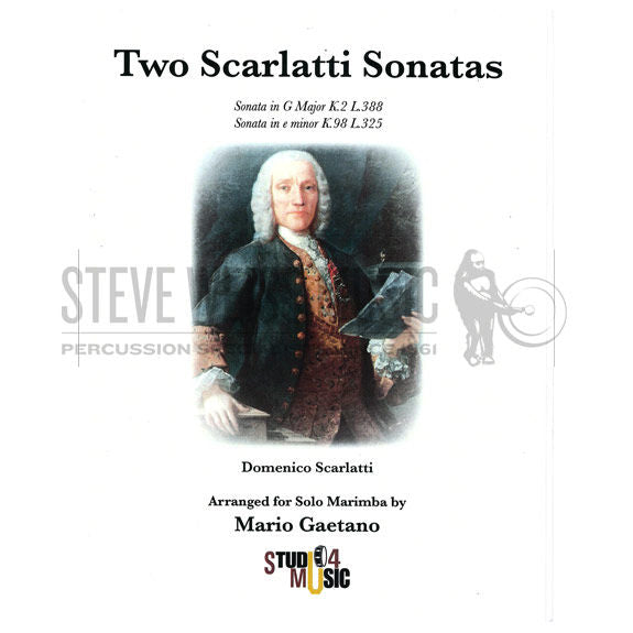 Scarlatti-Two Scarlatti Sonatas Arranged Gaetano-M