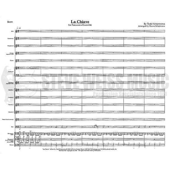 Schietroma-La Chiave (SP)-B/V/Cro./X/2M/P/Synth./BG/Opt. VX