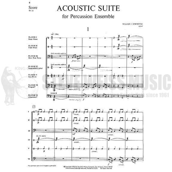 Schinstine-Acoustic Suite (SP)-P/4T