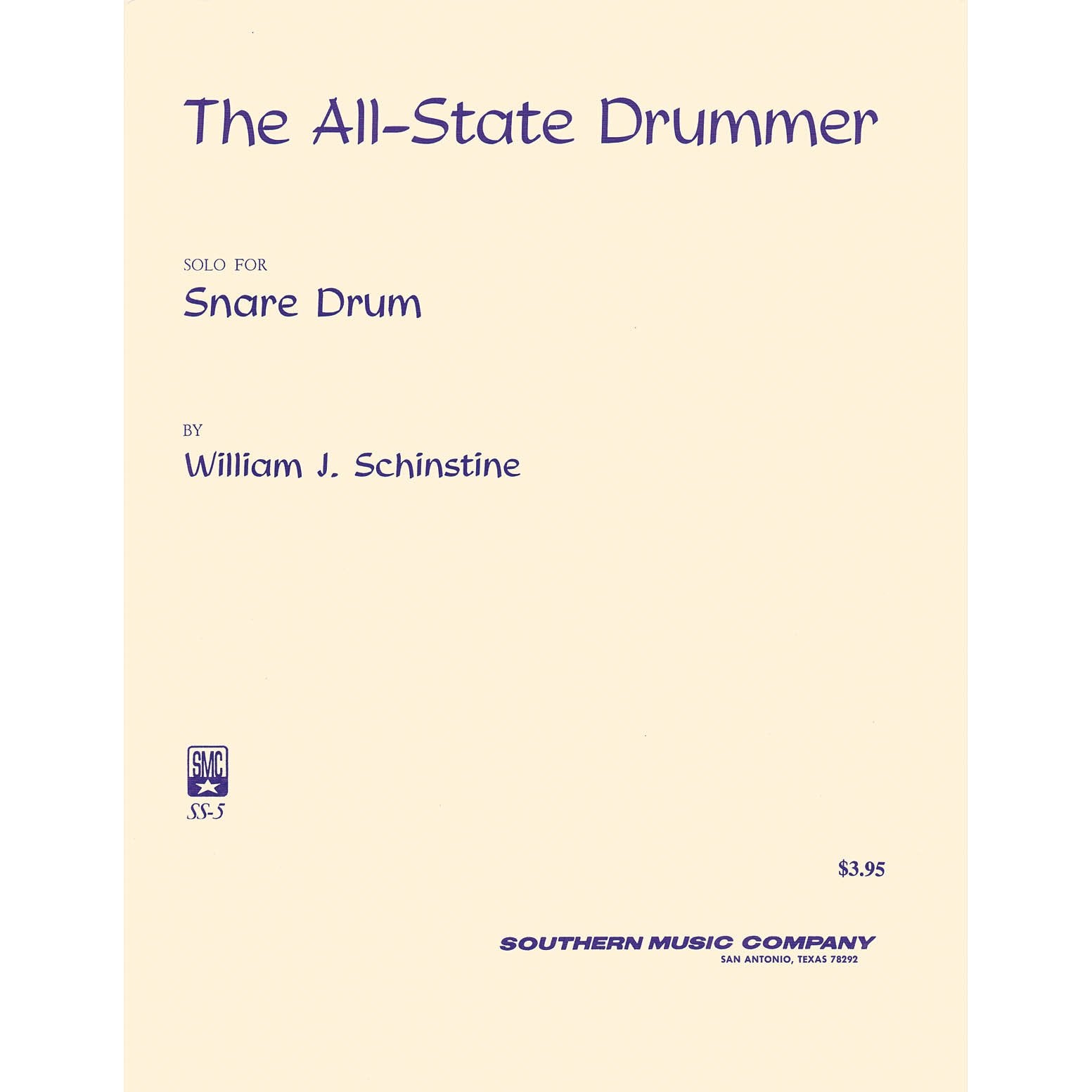 Schinstine-All-State Drummer-SD
