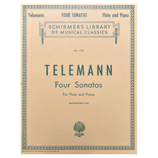Schirmer's Library Telemann Four Sonatas