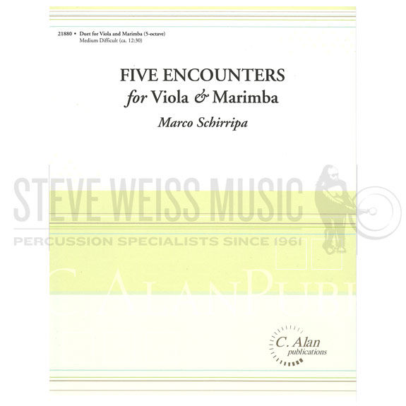 Schirripa-Five Encounters for Viola and Marimba (SP)-M/VA