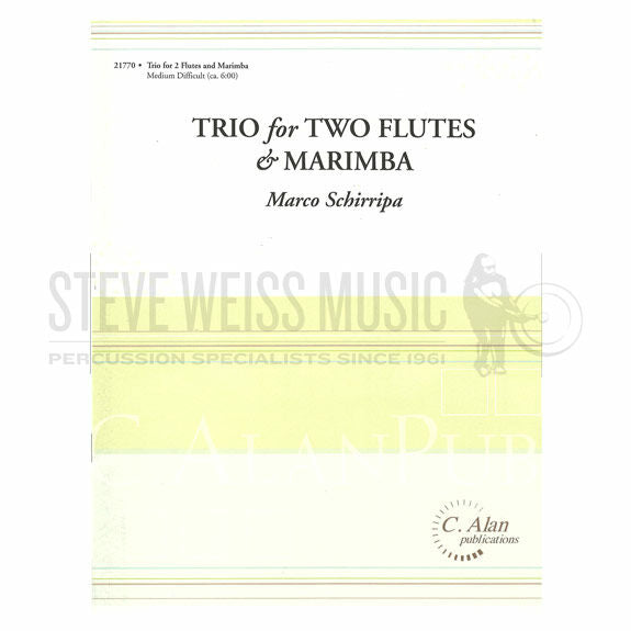 Schirripa-Trio for Two Flutes & Marimba (SP)-M/2FL