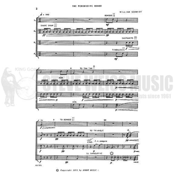 Schmidt-Percussive Rondo-2T/P