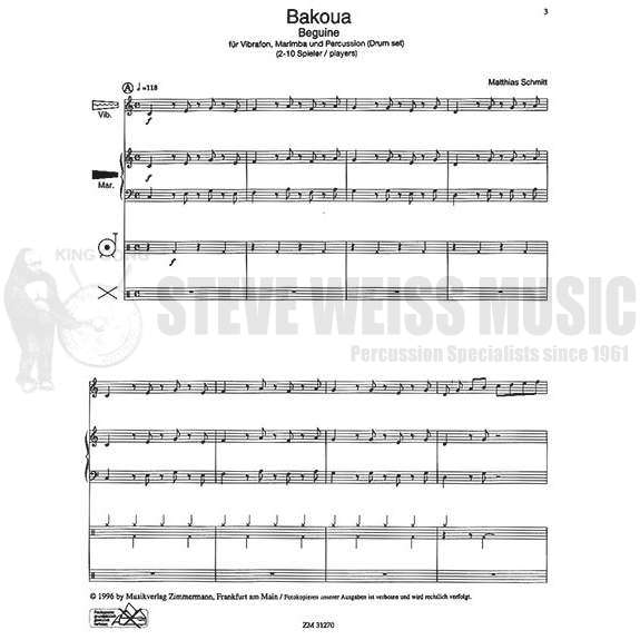Schmitt-Bakoua (Beguine)(SP)-V/M/P