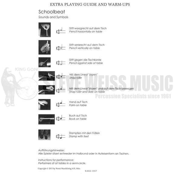 Schmitt-School Beat (SP)-School supplies/body perc.