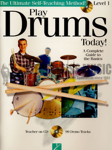 Schroedl-Play Drums Today! pack (includes book, CD and DVD)
