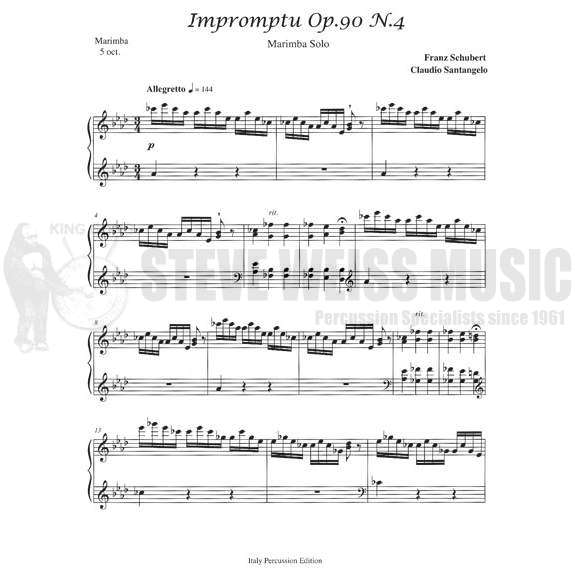 Schubert-Impromptu Op. 90 #4 arr. Santangelo-M