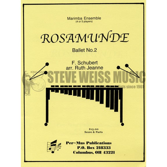 Schubert-Rosamunde Ballet No. 2 arr. Jeanne (SP)-4-5M