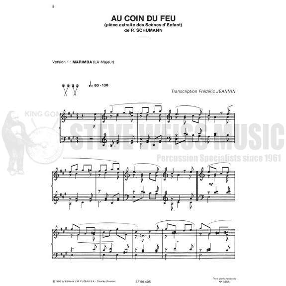 Schumann-Au Coin du Feu arr. Jeannin-M