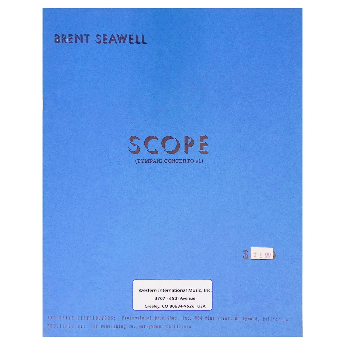 Scope Timpani Concerto by Brent Seawell