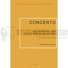 Sejourne-Concerto for Vibraphone and Percussion Ensemble (SP)