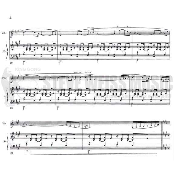 Sejourne-Concerto for Vibraphone (SP)-V/PN Red.