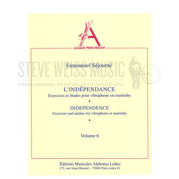 Sejourne-Independence: Exercises and Studies for Vibes or Marimb