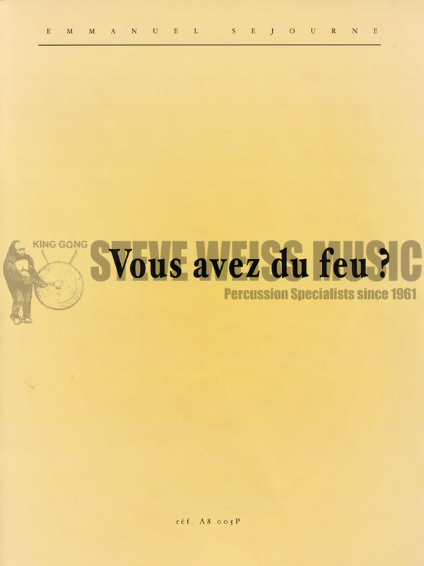 Sejourne-Vous avez du feu ? (SP)-4 lighters