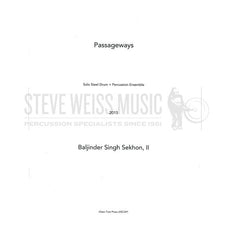 Sekhon-Passageways (SP)-Solo Steel drum/B/V/C/X/M/P