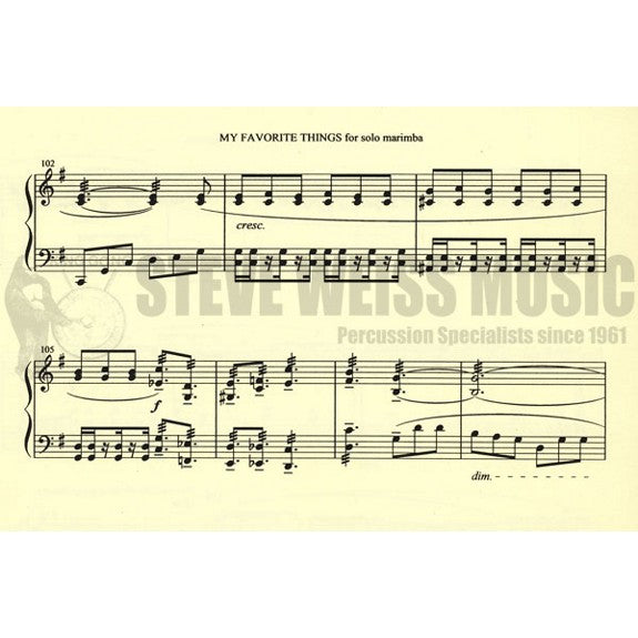 Sekizawa-Three Songs for Solo Marimba-M