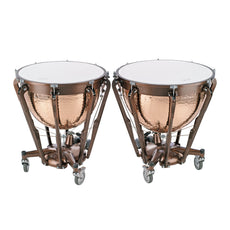 Set of 2 Ludwig Grand Symphonic Hammer Copper Timpani with Gauges - 26"/29" - Image 1