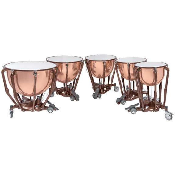 Set of 2 (26/29) - Ludwig Standard Series Polished Copper Timpani w/Gauge