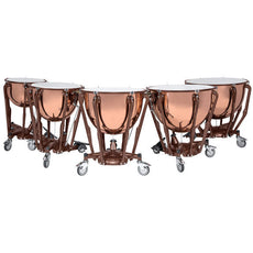 Set of 2 (26/29) - Ludwig Standard Series Polished Copper Timpani w/Gauge