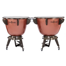 Set of 2 Majestic Harmonic Fiberglass Timpani - 26"/29" - Image 1