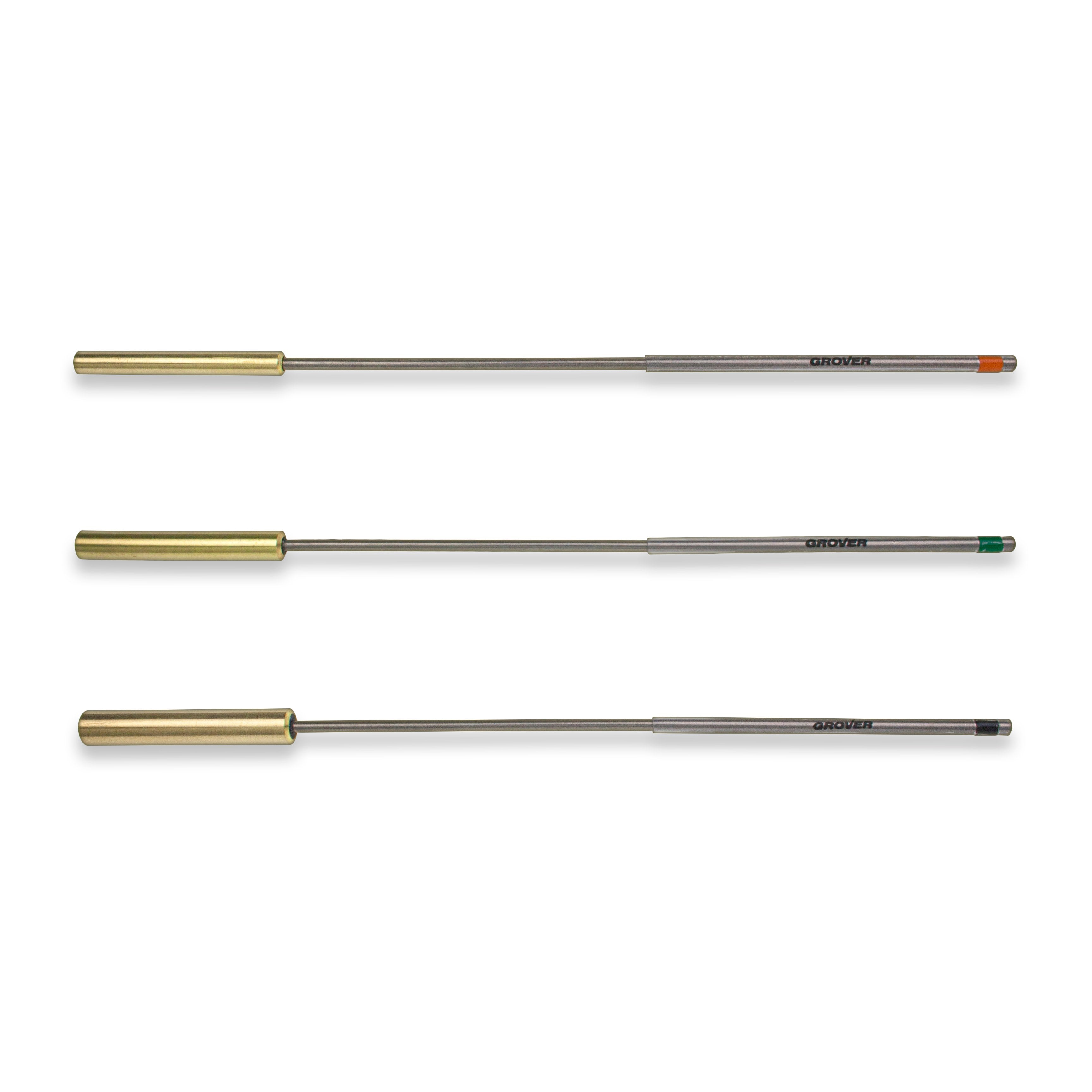 Set of 3 Grover Tubular Brass Triangle Beaters - Image 2