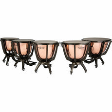 Set of 4 - 23/26/29/32 - Majestic Prophonic Hammered Cambered Copper Timpani