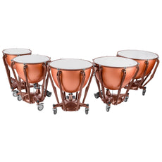 Set of 5 Ludwig Standard Series Fiberglass Timpani with Gauges - 20"/23"/26"/29"/32" - Image 1