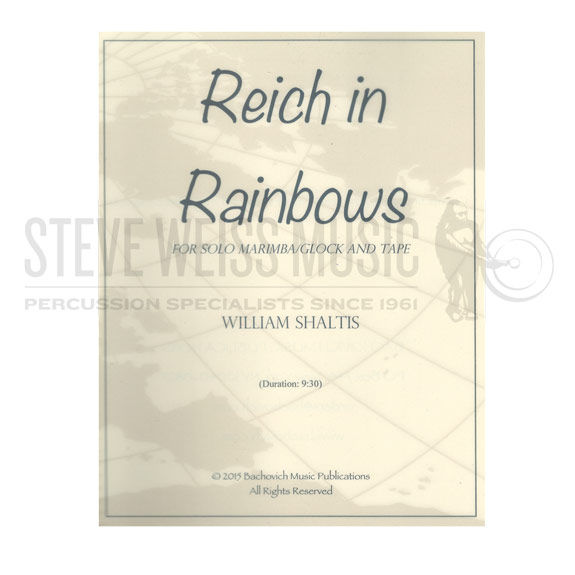 Shaltis-Reich in Rainbows (Solo version) (SP)-B/M/ prerecorded audio (download from publisher)