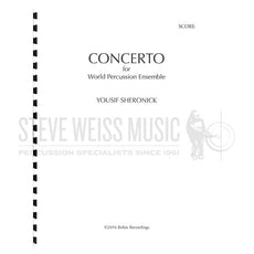 Sheronick-Concerto for World Percussion Ensemble (SP)-V/P