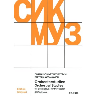Shostakovich-Orchestral Studies for Percussion