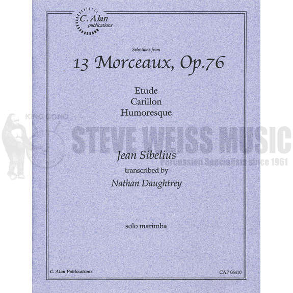 Sibelius-13 Morceaux, Op. 76 arr. Daughtrey-M