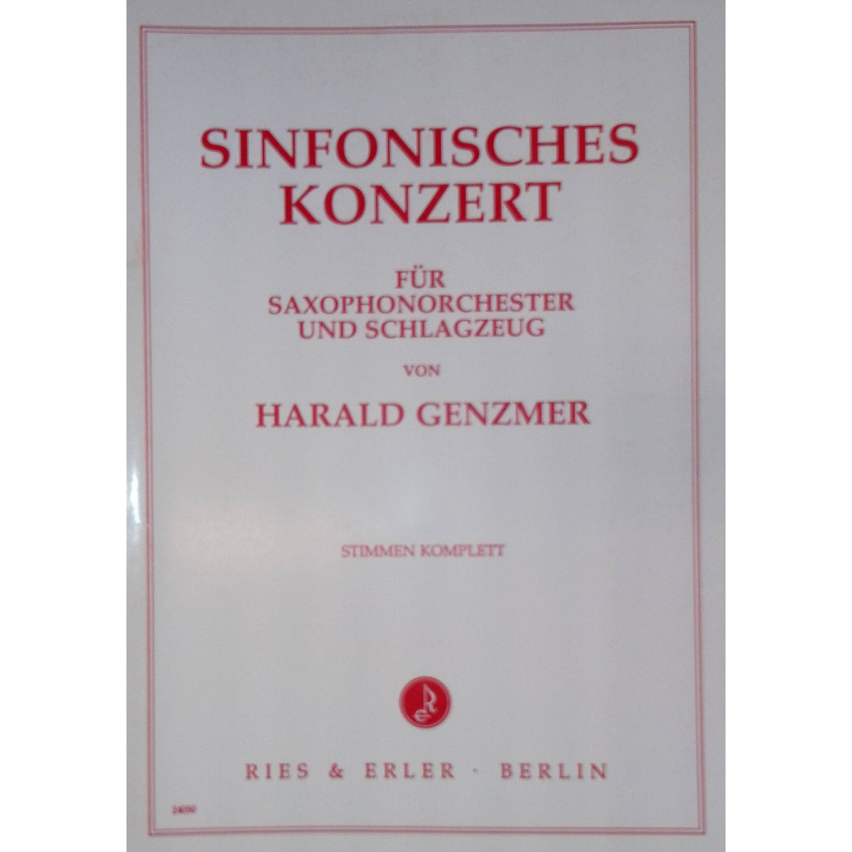 Sinfonisches Konzert by Harald Genzmer