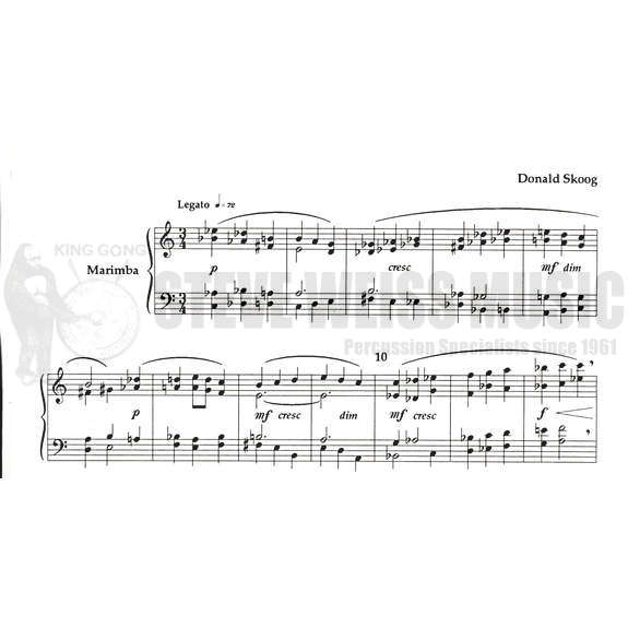 Skoog-Water and Fire for Marimba-M